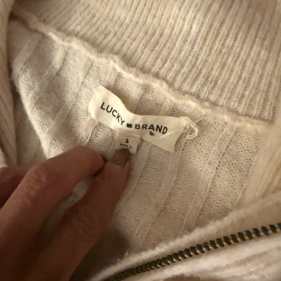 Lucky Brand Soft Cream Turtleneck Sweater - Picture 7 of 13